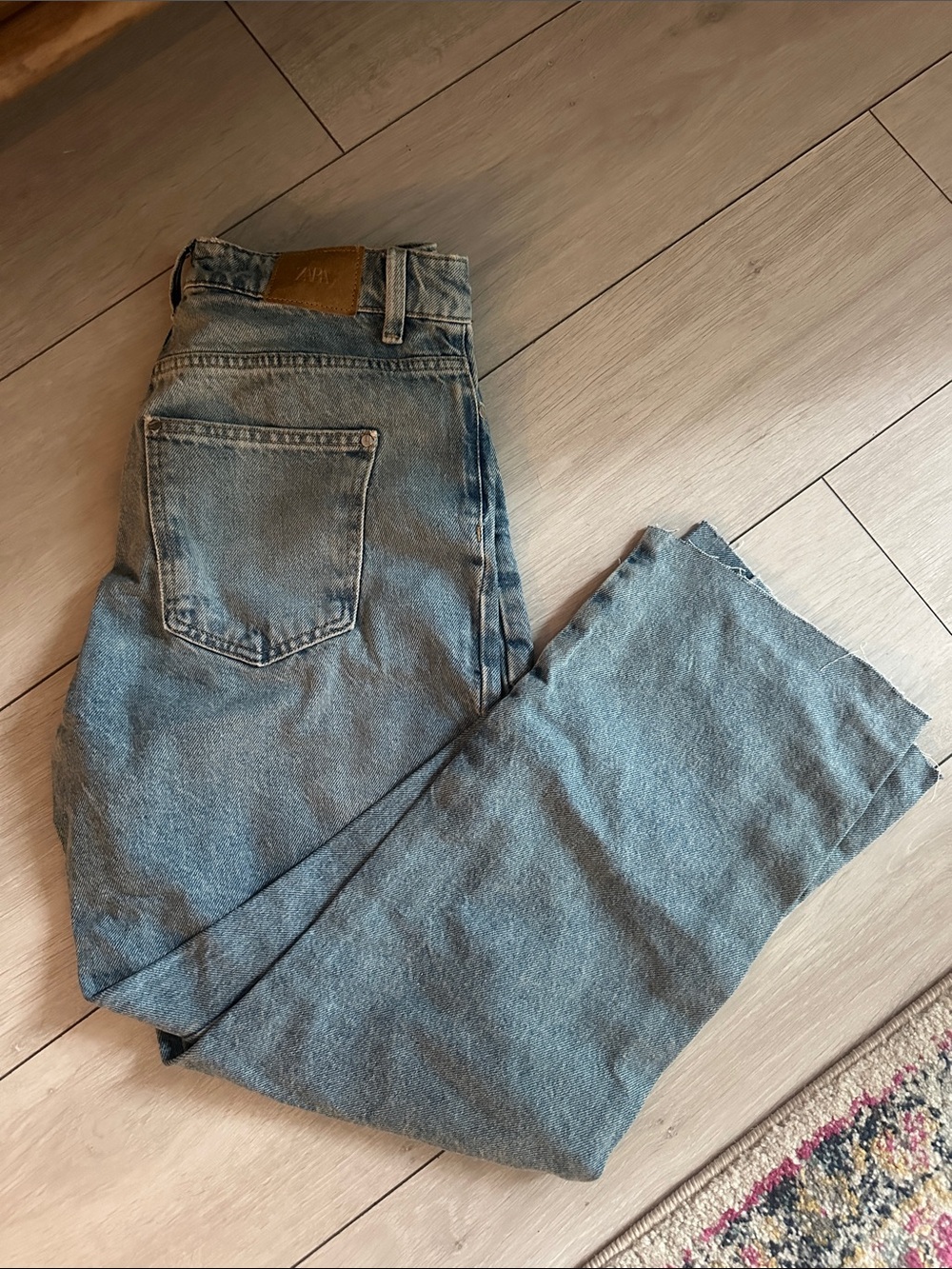 Zara High-Rise Light Blue Women's Jeans